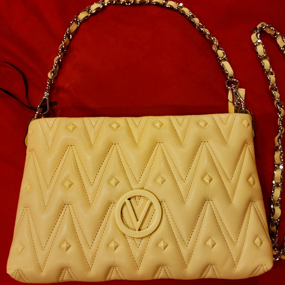 Valentino Vanille D Sauvage Quilted Shoulder Bag